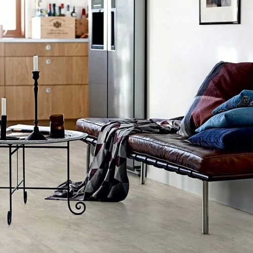 ТРАВЕРТИН СВЕТЛО СЕРЫЙ КВАРЦ ВИНИЛ PERGO LVT OPTIMUM CLICK TILE